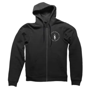 2023 CIRCLE LOGO TOUR BLACK ZIP-UP HOODY