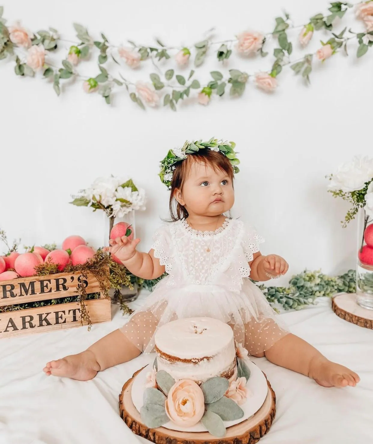 *BEST SELLER* Aurora Ivory/White Lace Vintage Romper