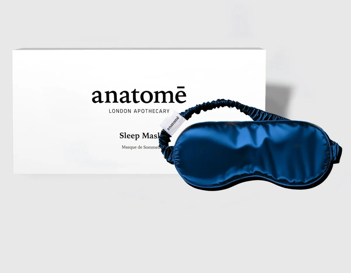 Blue Silk sleep mask