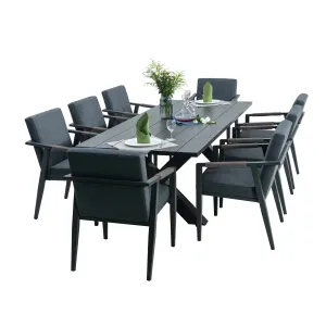 Byron Bay 9 Pc Outdoor Dining Setting