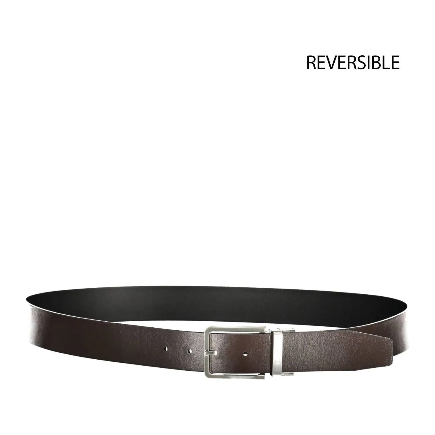 Calvin Klein Brown Leather Men Belt