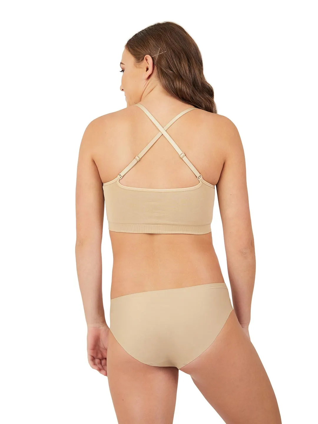 Capezio Seamless Convertible Longline Bra 3769T - Girls