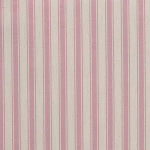 Curtain Tick Organic Cotton Pink