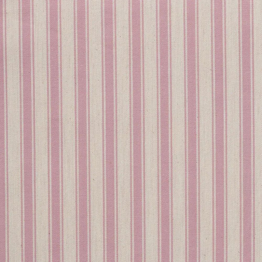 Curtain Tick Organic Cotton Pink