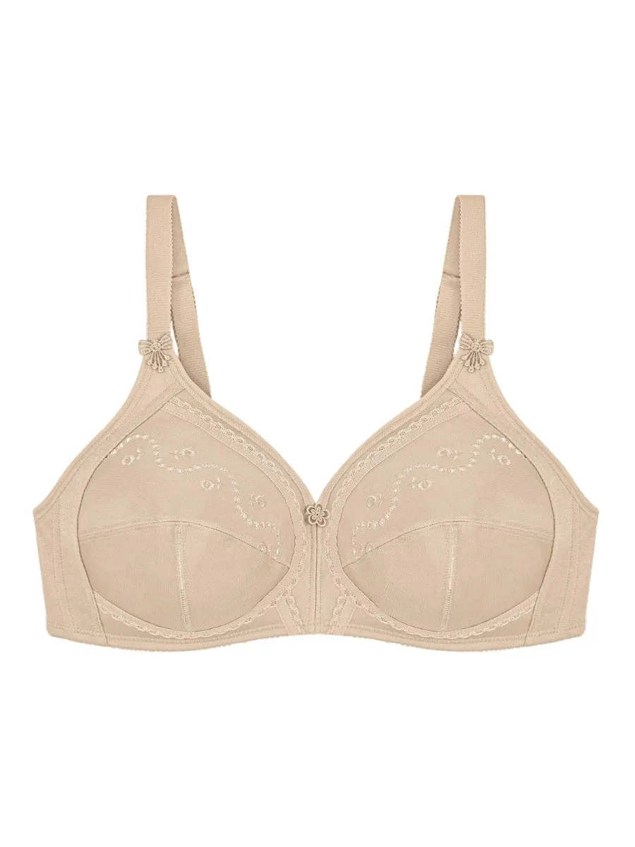 Doreen   Cotton Full Cup Bra - Skin