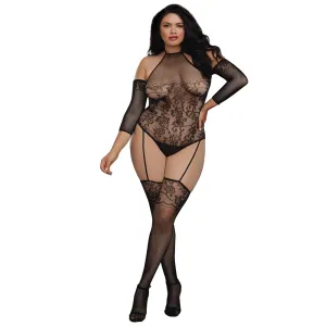 Dreamgirl Lingerie Bodystocking Black 0310X