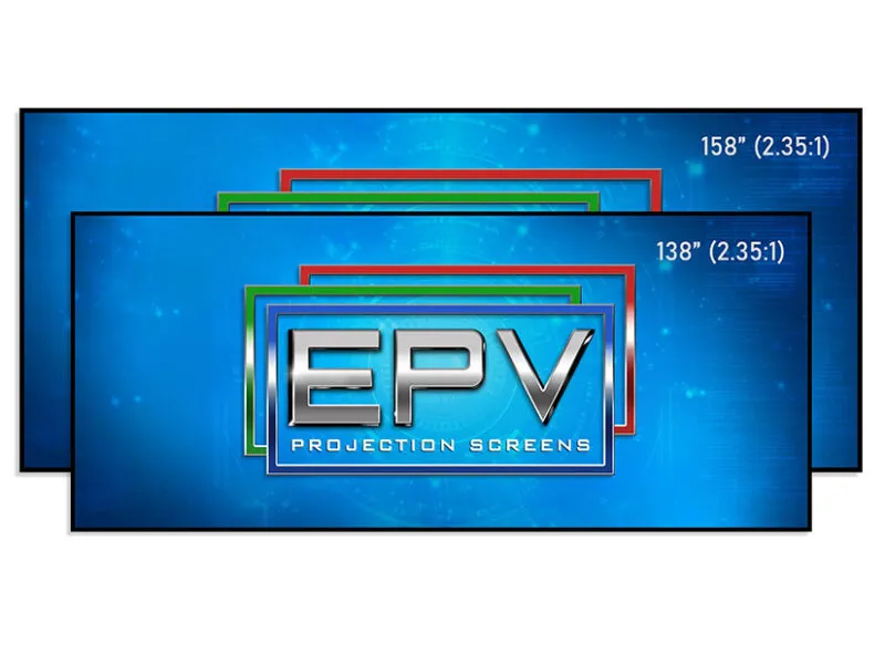 EPV Screens Sonic AT8 ISF eFinity(AT) Gain (1.0) Fixed Frame 110" (53.7x95.6) HDTV 16:9 EF110H-AT8-ISF