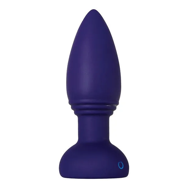 Evolved - Smooshy Tooshy Vibrating Remote Control Anal Plug (Purple)