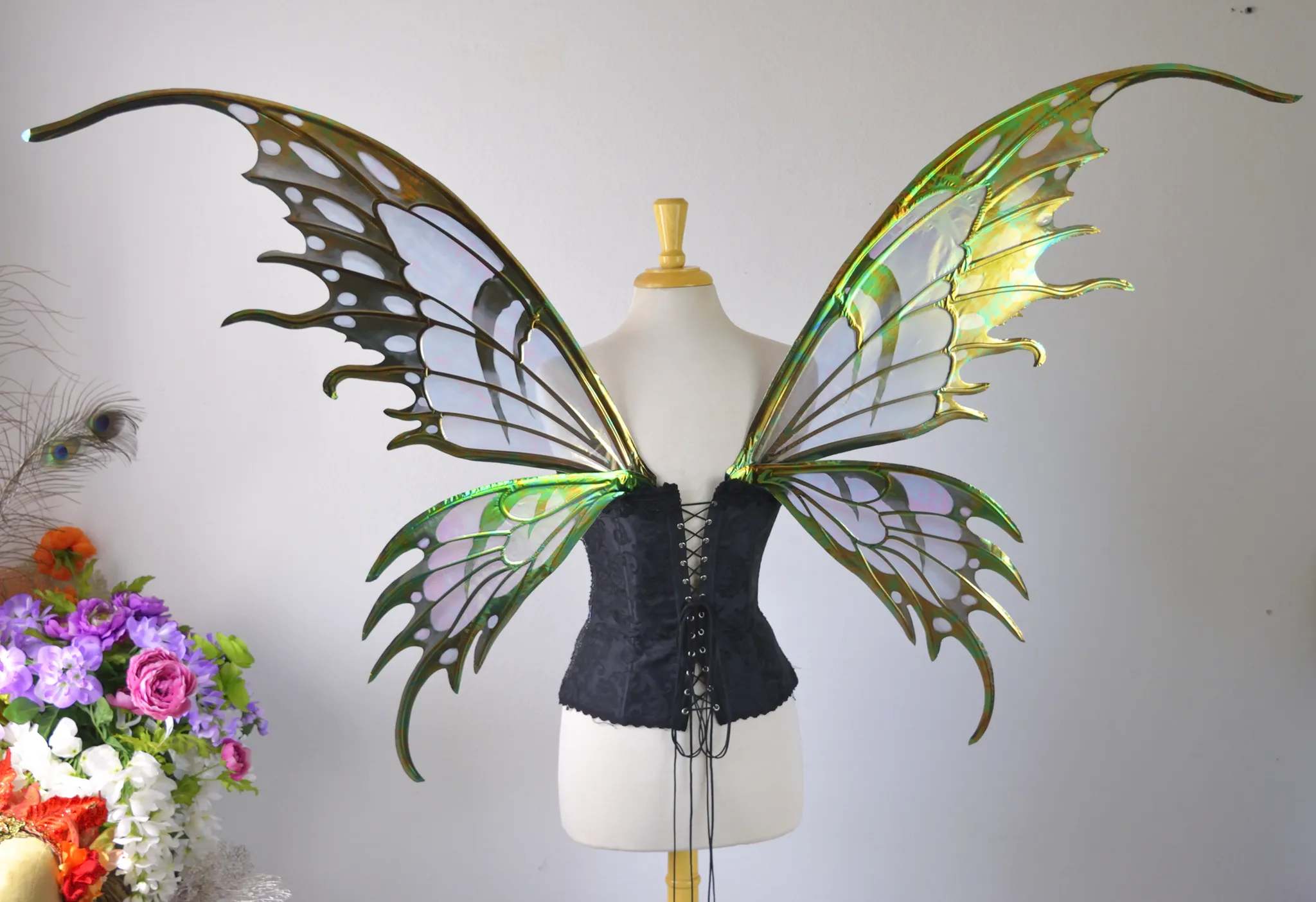 Extra Large / Giant Official Nene Thomas Painted Fairy Wings - MADE TO ORDER