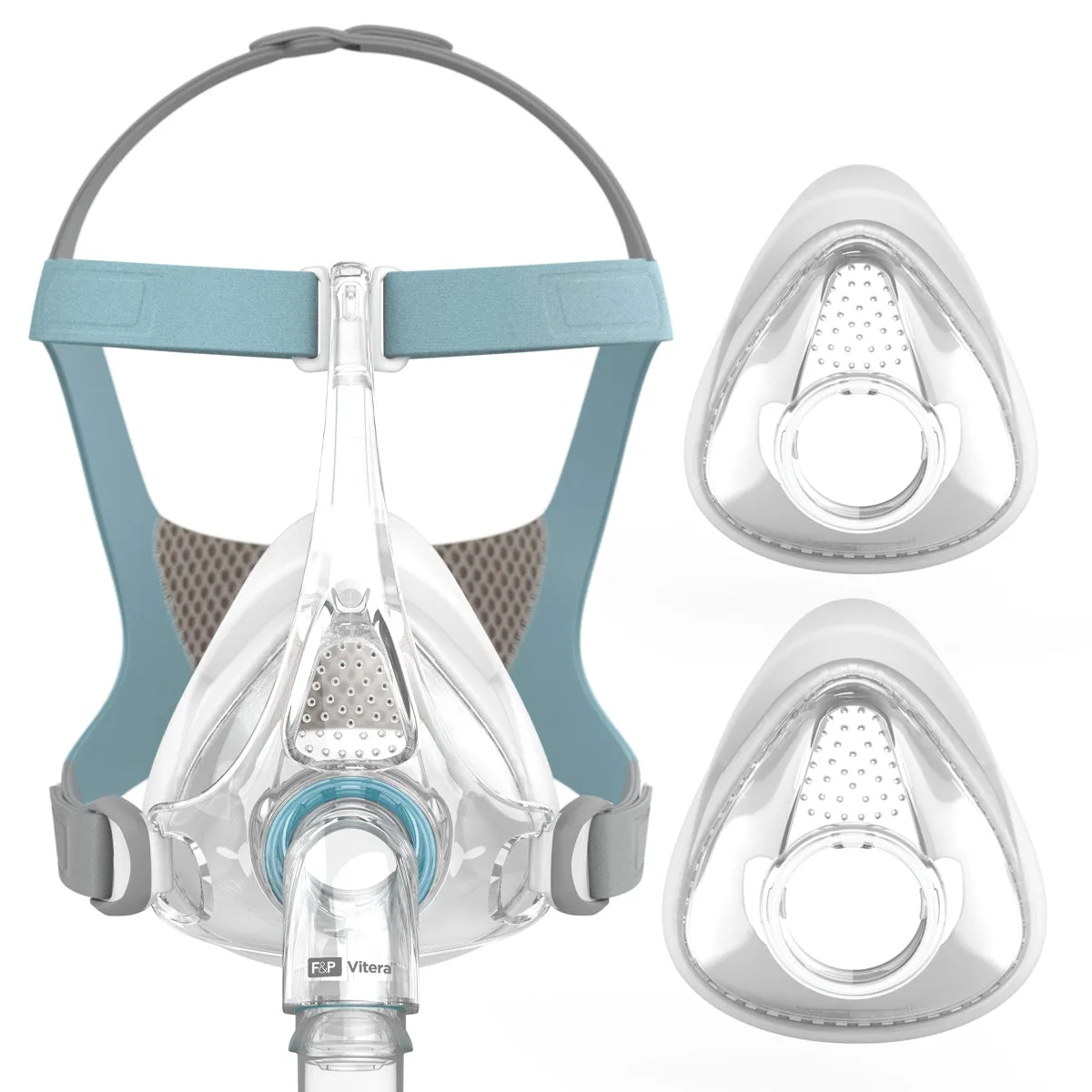 F&P Vitera Full Face CPAP/BiPAP Mask with Headgear