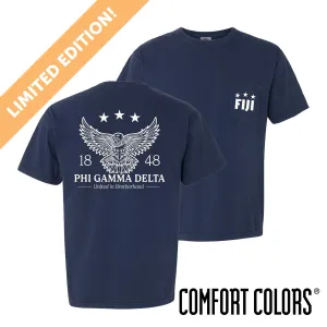 FIJI Comfort Colors Patriotic Eagle Short Sleeve Tee