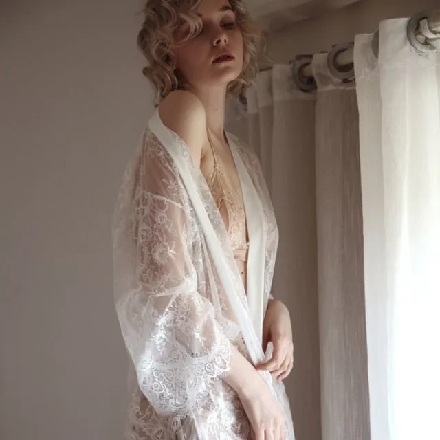 Leilany's Lace Sleepwear Robe