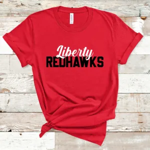 Liberty Redhawks Tee