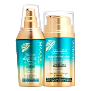 MAKARI - Blue Crystal Serum Moisturiser Duo (2 pc set)