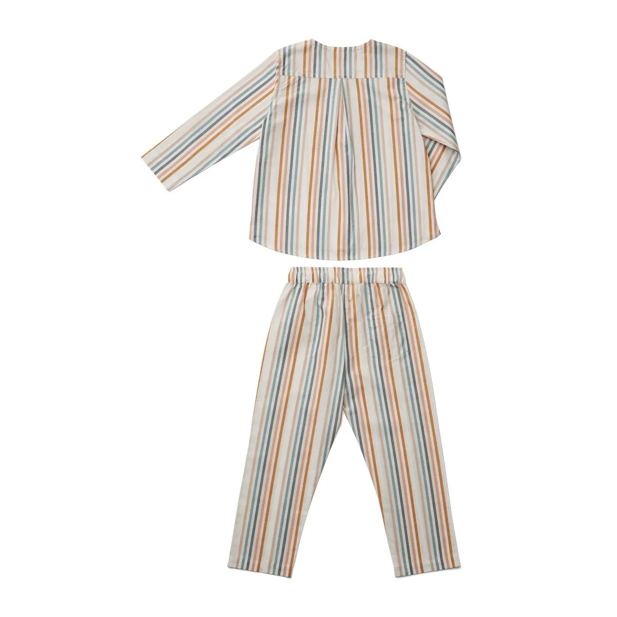 Olly Pyjamas Set - Y/D stripe: Multi