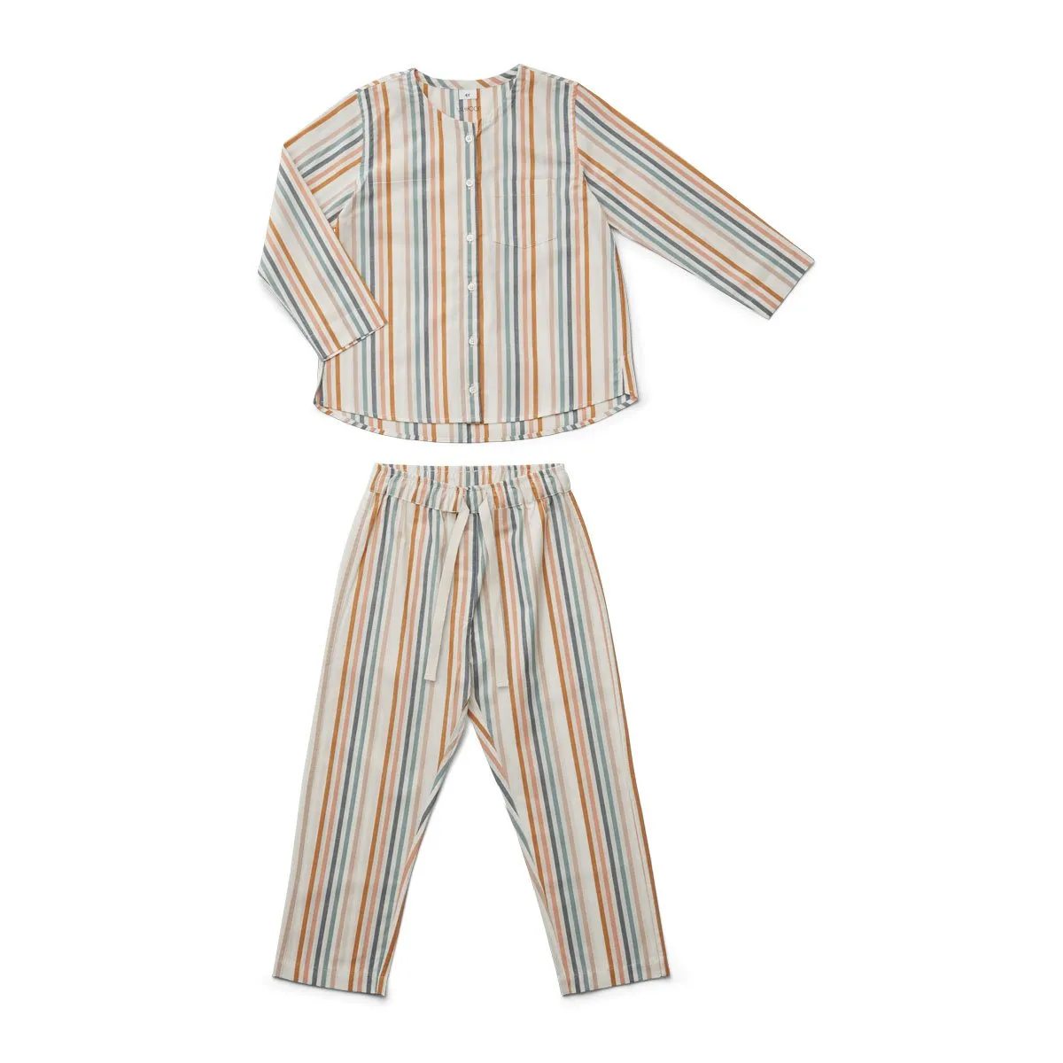 Olly Pyjamas Set - Y/D stripe: Multi