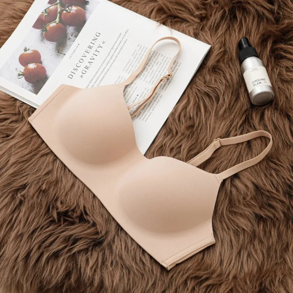 One Piece Seamless Bras Thin Gather Underwear No Steel Rings Bra Soft Comfortable Breathable Underwear Women's Intimates