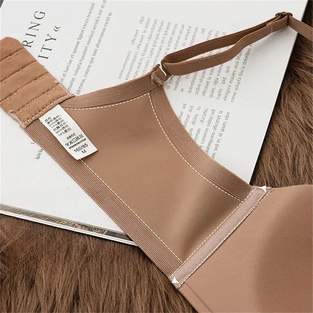 One Piece Seamless Bras Thin Gather Underwear No Steel Rings Bra Soft Comfortable Breathable Underwear Women's Intimates