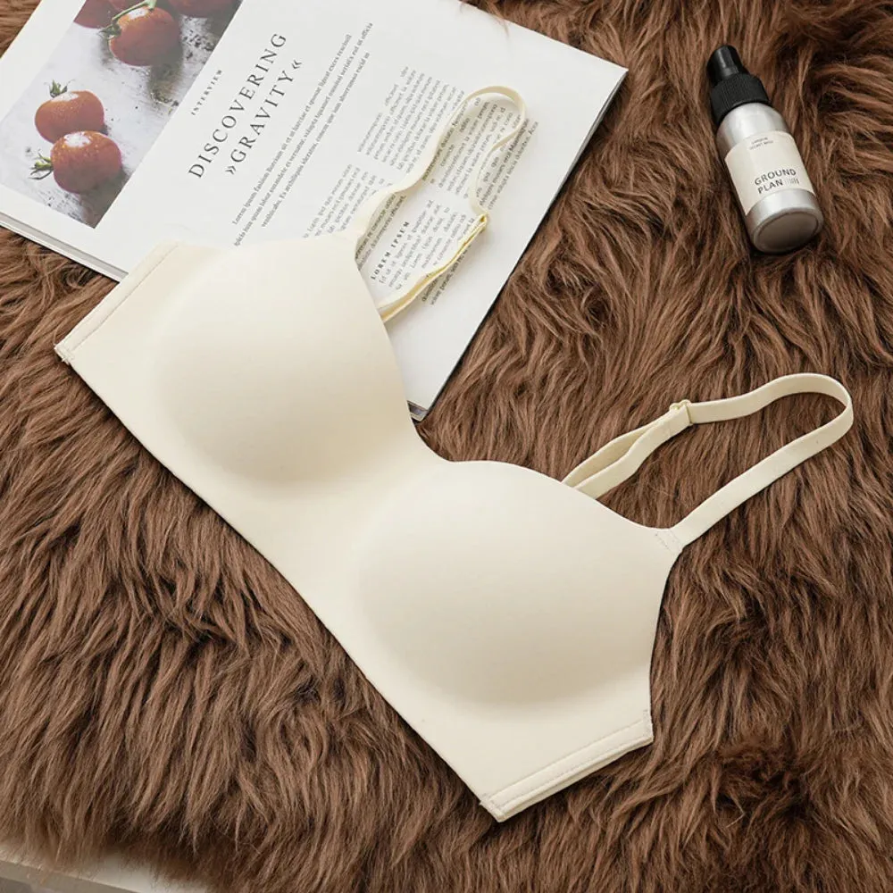 One Piece Seamless Bras Thin Gather Underwear No Steel Rings Bra Soft Comfortable Breathable Underwear Women's Intimates