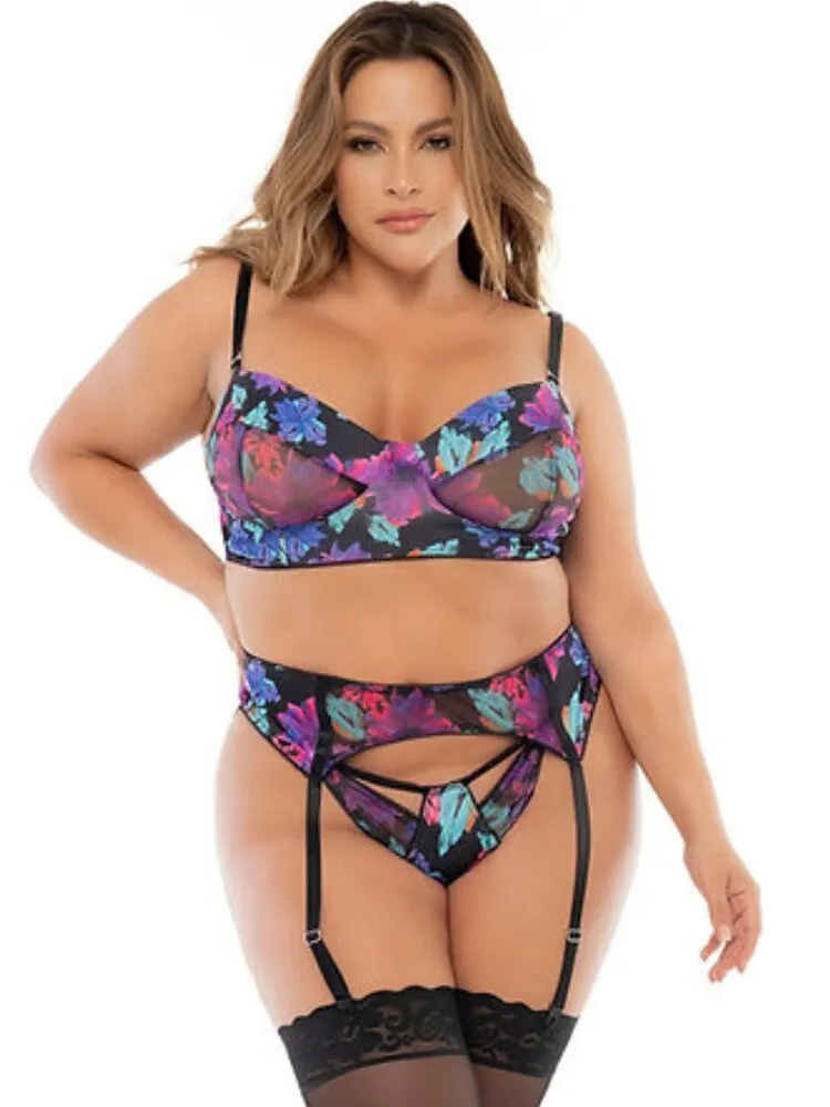 Plus Size Floral Dream 3 Piece Set