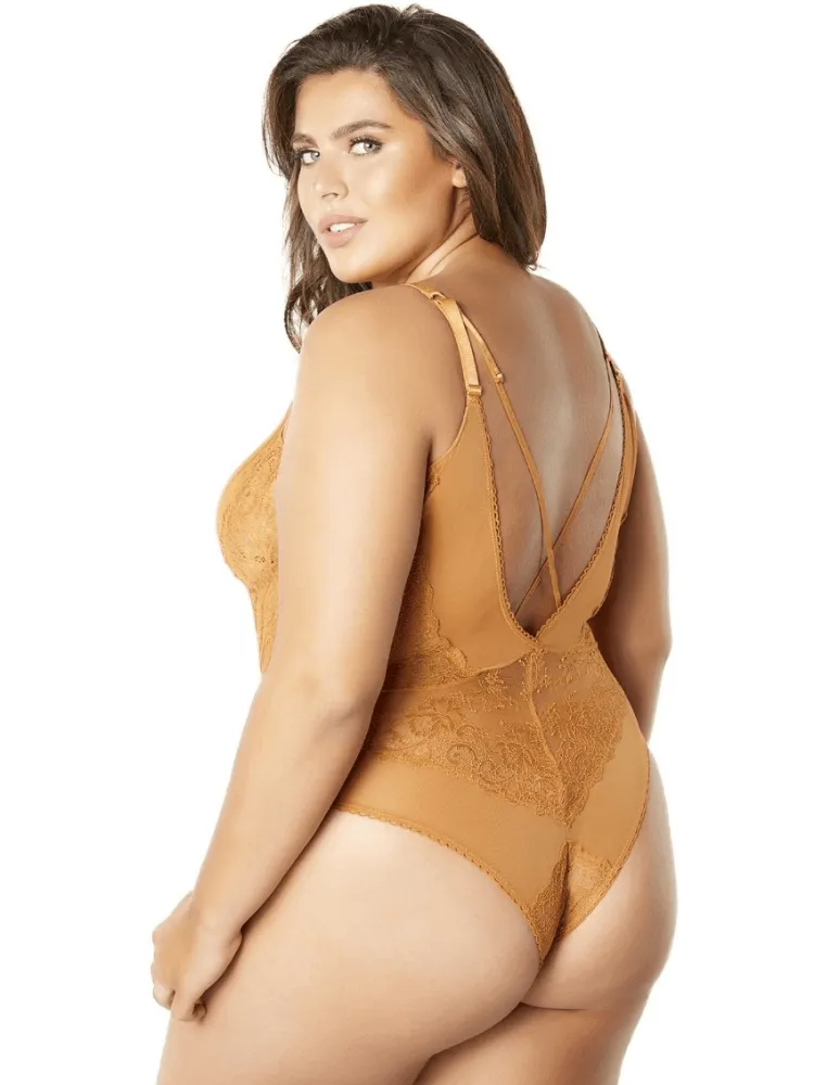 Plus Size Spiced Lace Teddy