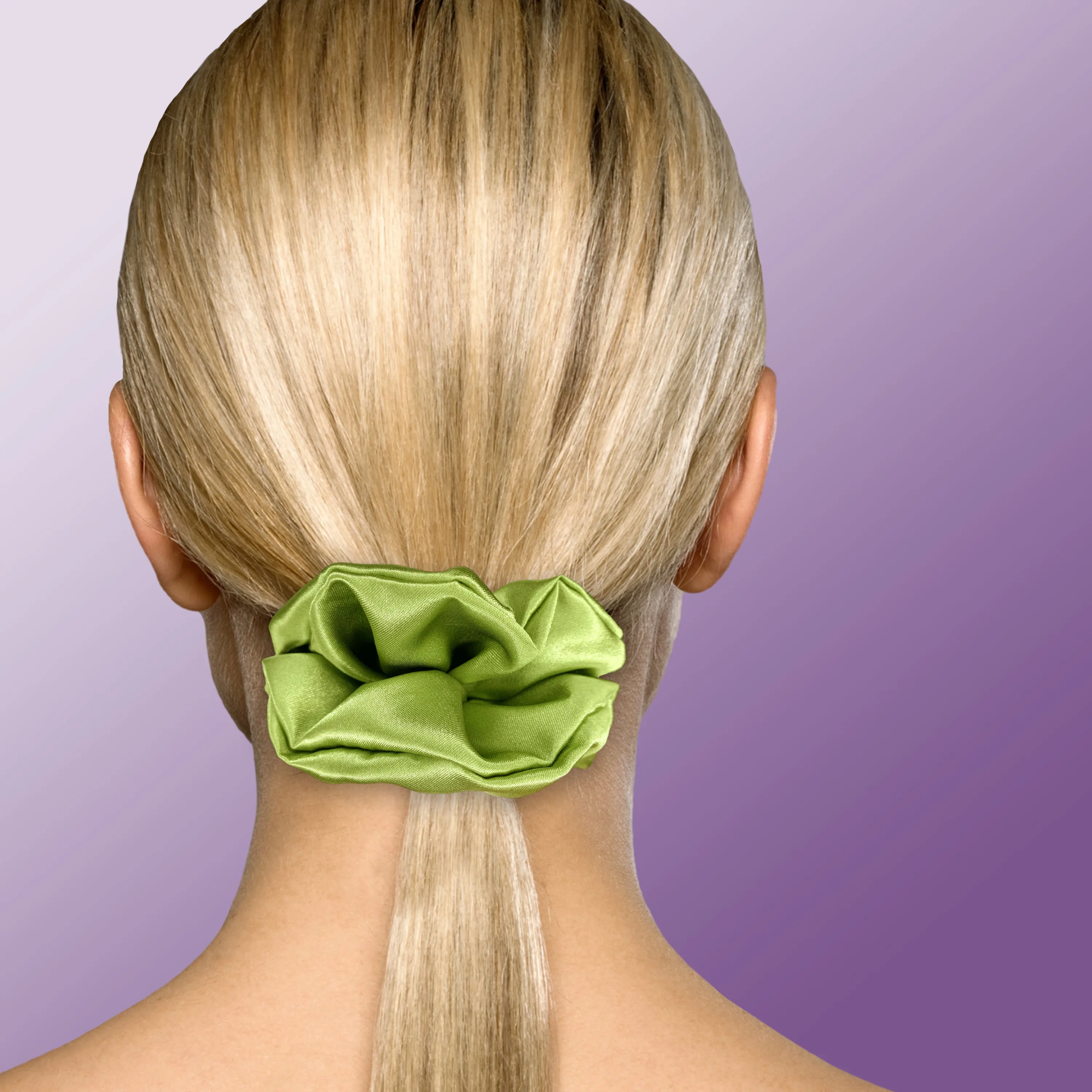 Scrunchies Premium Bridal Satin Available in 3 Sizes Made in the USA Sage