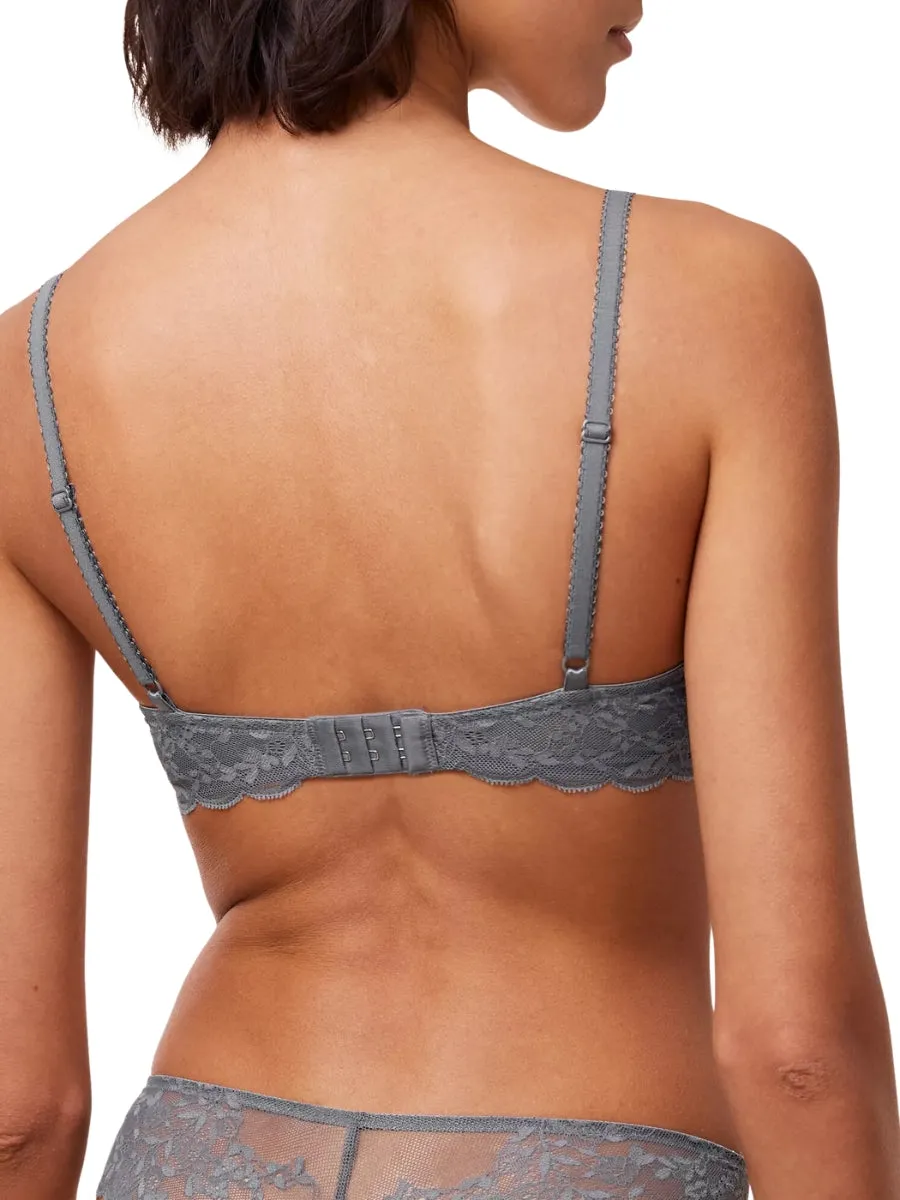 Sensual Spotlight High Apex Bra - Pebble Grey