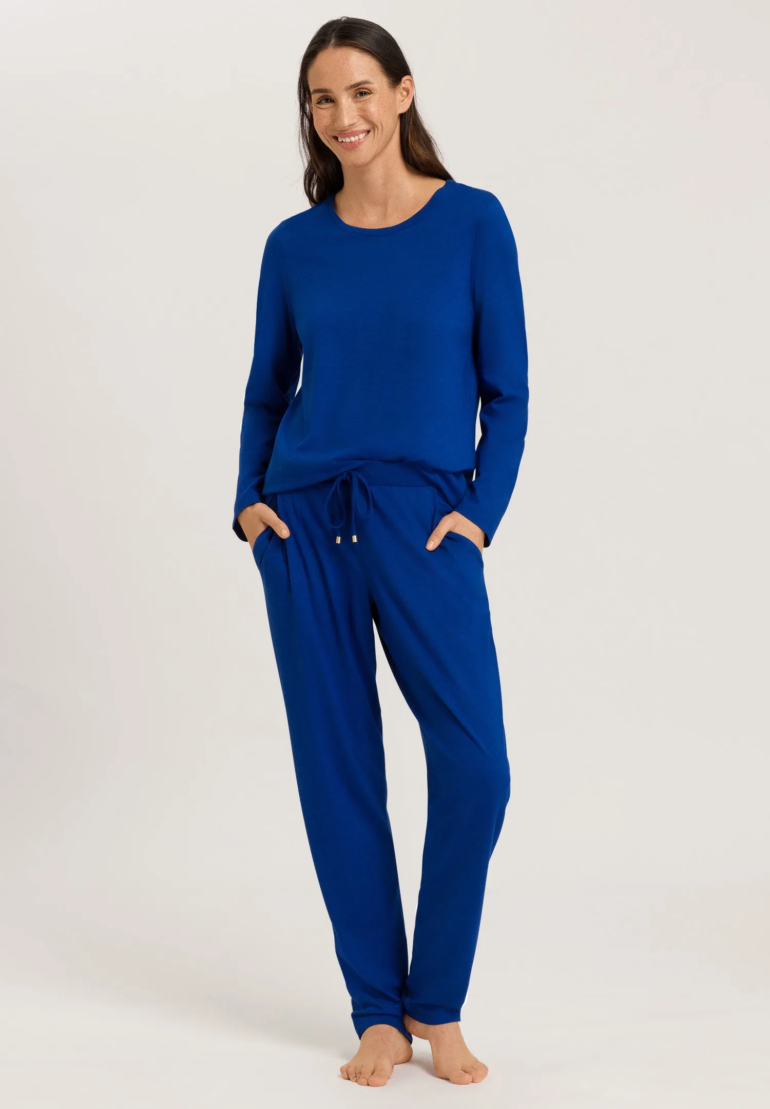 Sleep And Lounge Knit Long Pant | Deep Indigo 77880-1653