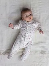 Sleepy Doe Winter Star Sleepsuit