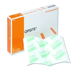 Smith & Nephew 4963 Opsite Transparent Adhesive Dressing, Water Proof Film, Moisture Vapor Permeable Size 10cm x 14cm