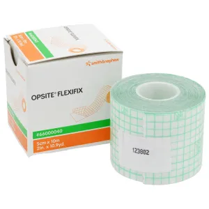 Smith & Nephew 66000375 Opsite Flexifix Transparent Adhesive Film Dressing, Waterproof 15cm x 10m