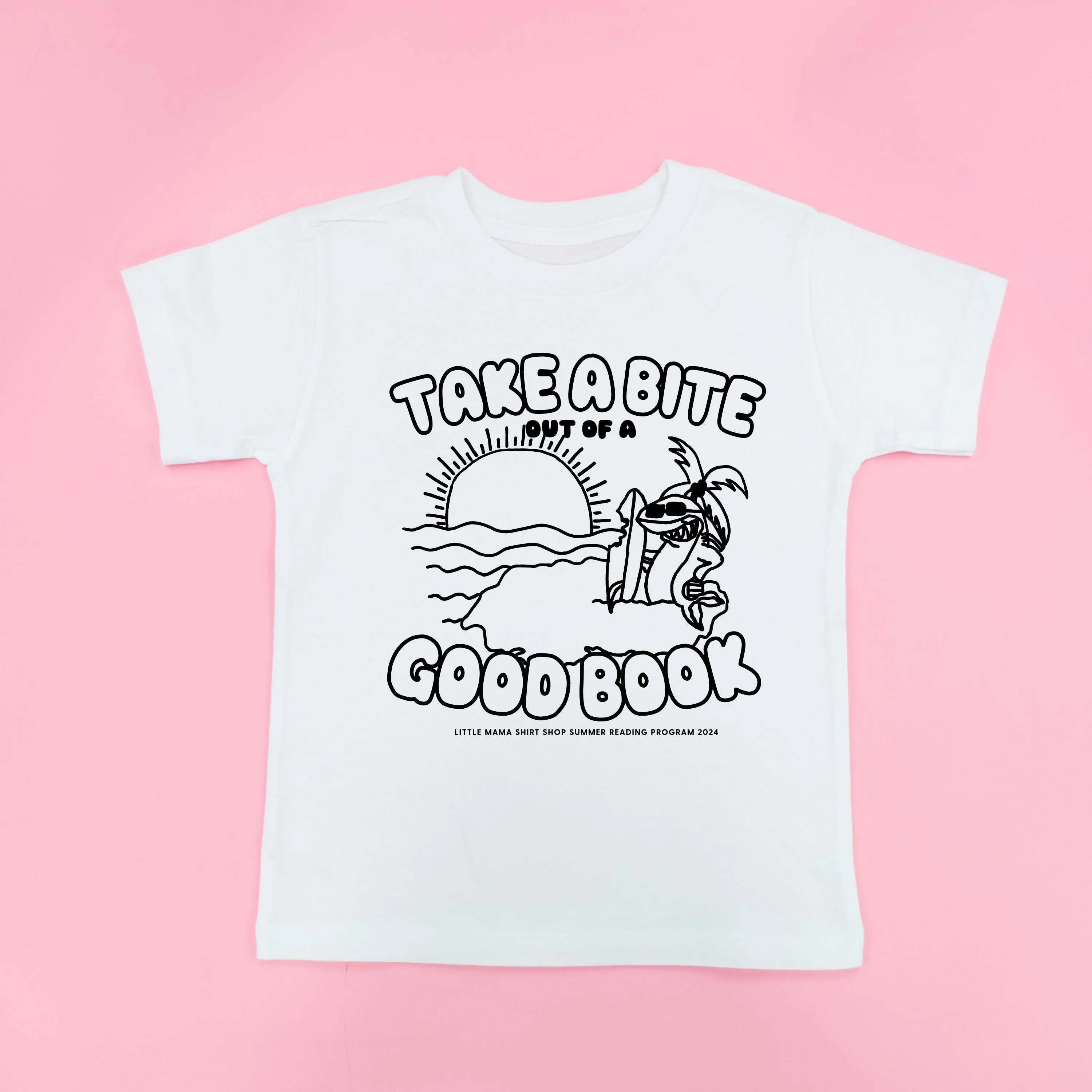 Take A Bite Out of A Good Book - Summer Reading Program 2024  - Child Shirt