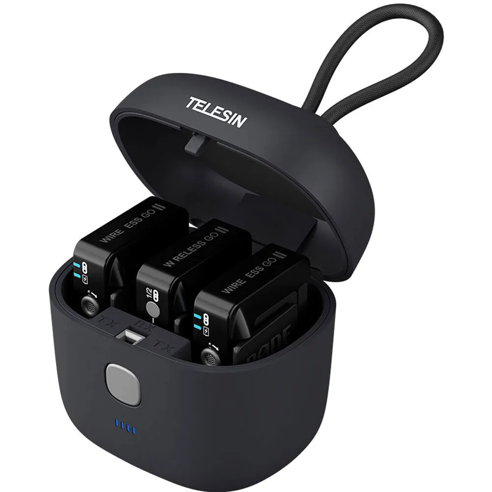 TELESIN Charging Case for Rode Wireless GO & GO II