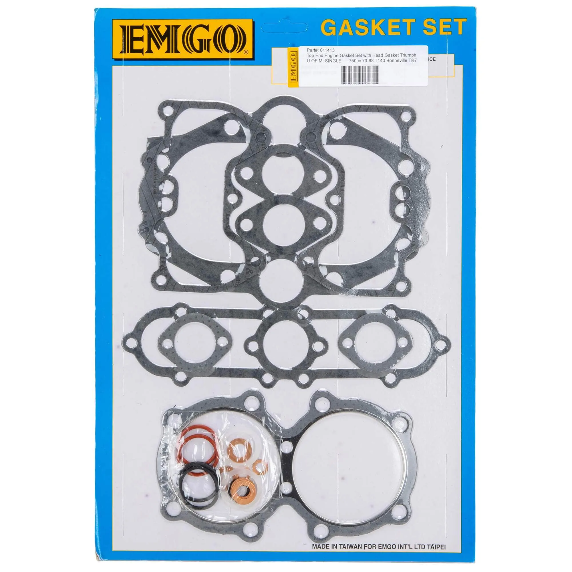 Top End Engine Gasket Set with Head Gasket Triumph 750cc 1973-1983 T140 Bonneville TR7