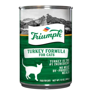 Turkey Recipe Wet Cat Food | 13.2 oz - 12 pk | Triumph