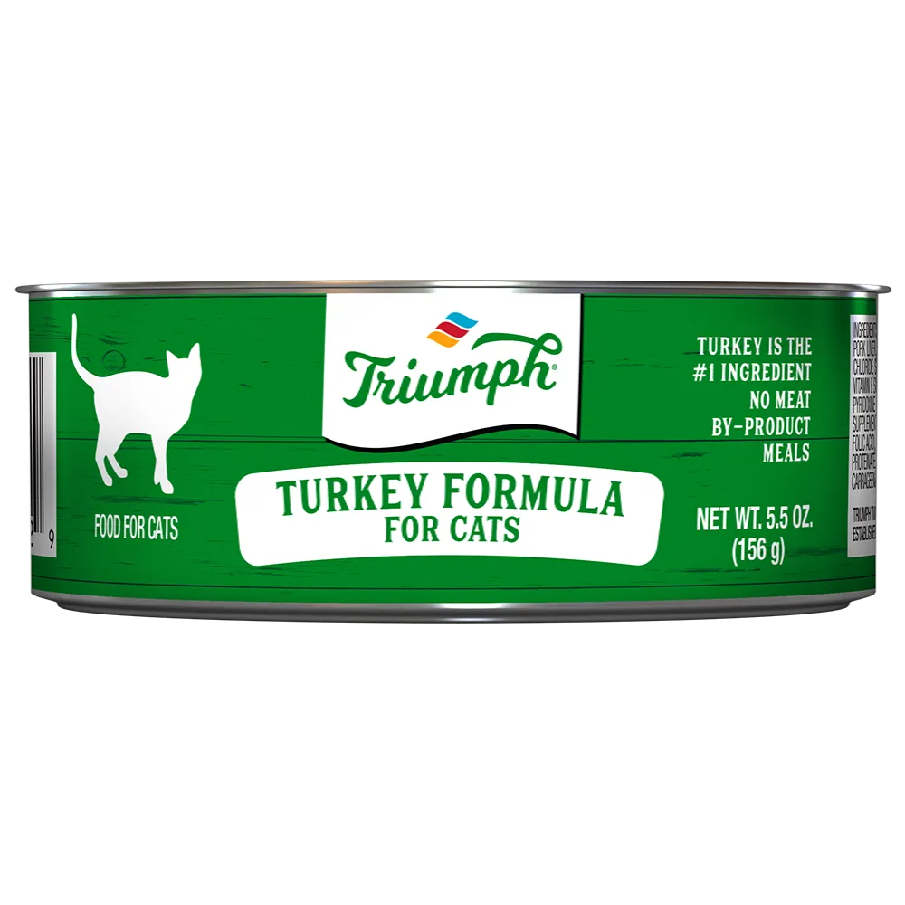 Turkey Recipe Wet Cat Food | 13.2 oz - 12 pk | Triumph